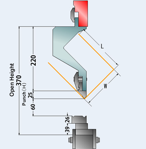 Deep Bend Punch Holder Spec