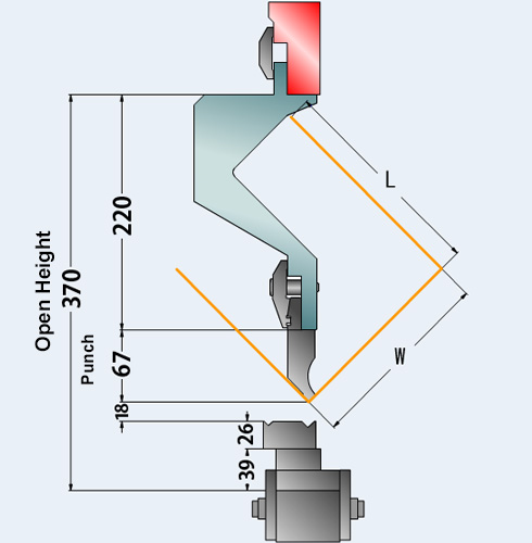 Deep Bend Punch Holder Spec