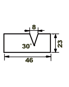 V-Groove Spares for Double-Deck Hemming Die for 104