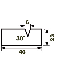 V-Groove Spare Only for old type 1046