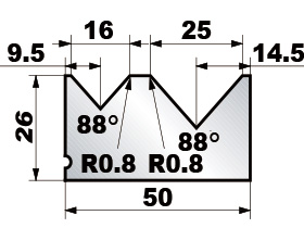 Standard 2V Die127