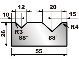 2V Dies for SUS・AL 314