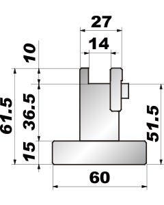 Reversible 1V Die Holders 815