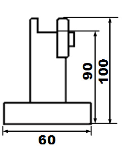 High Height Reversible 1V Die HolderR