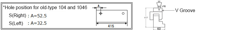 Caution V-Groove Spares for Double-Deck Hemming Die