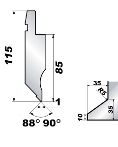 Standard バーリング逃げ Middle Height Punch0059_0099_0069_0079