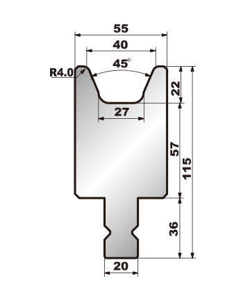 R Bend Die